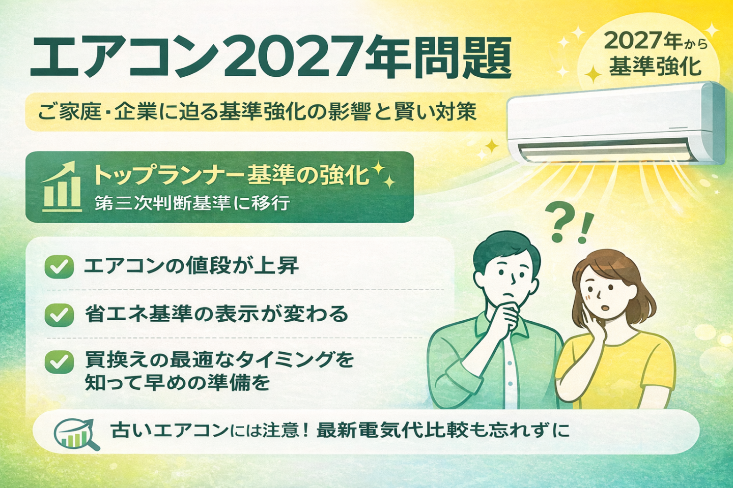 2027年問題エアコン